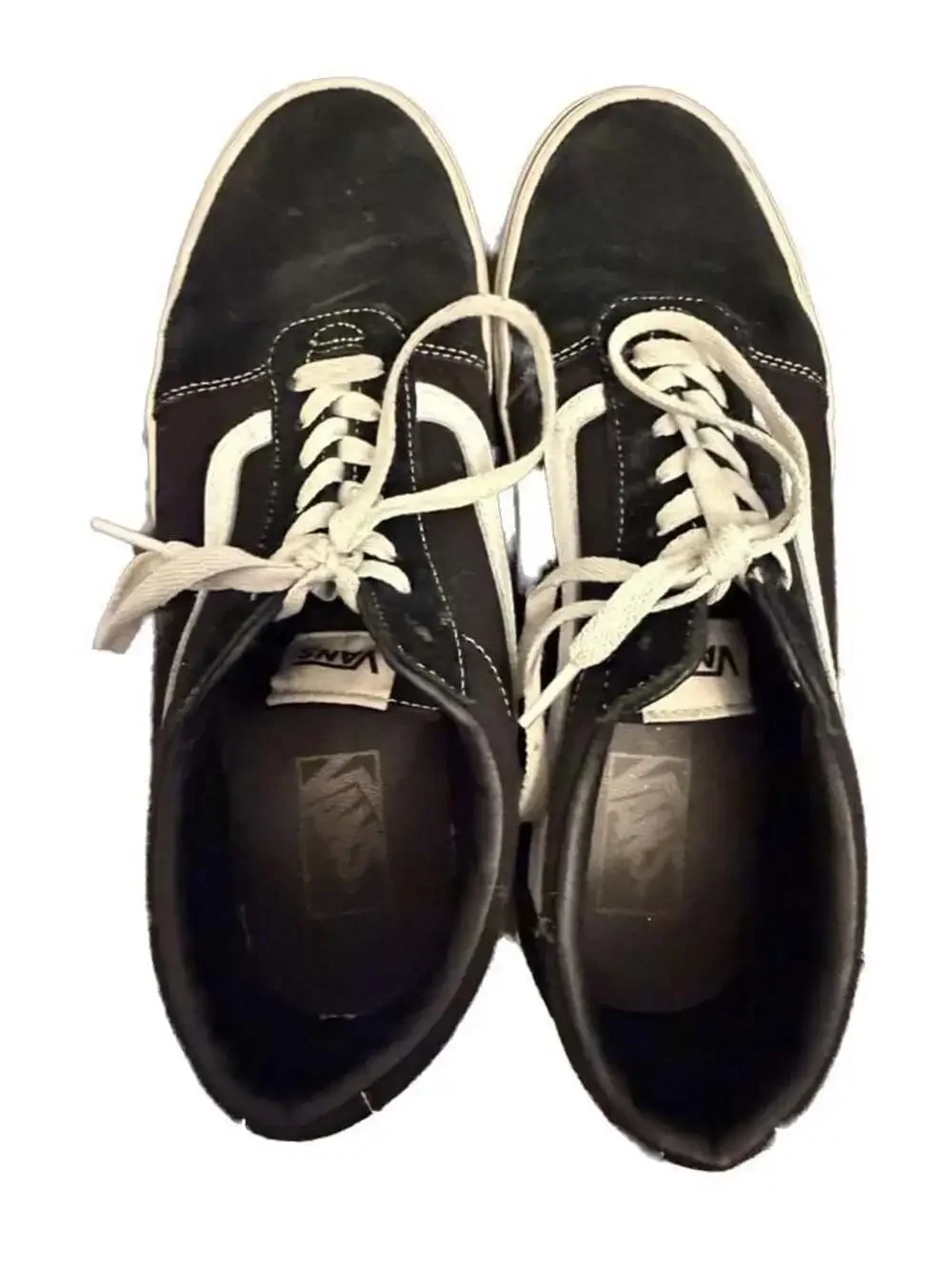 Vans Old Skool Black&White Skate Shoes Men's Size 10.5